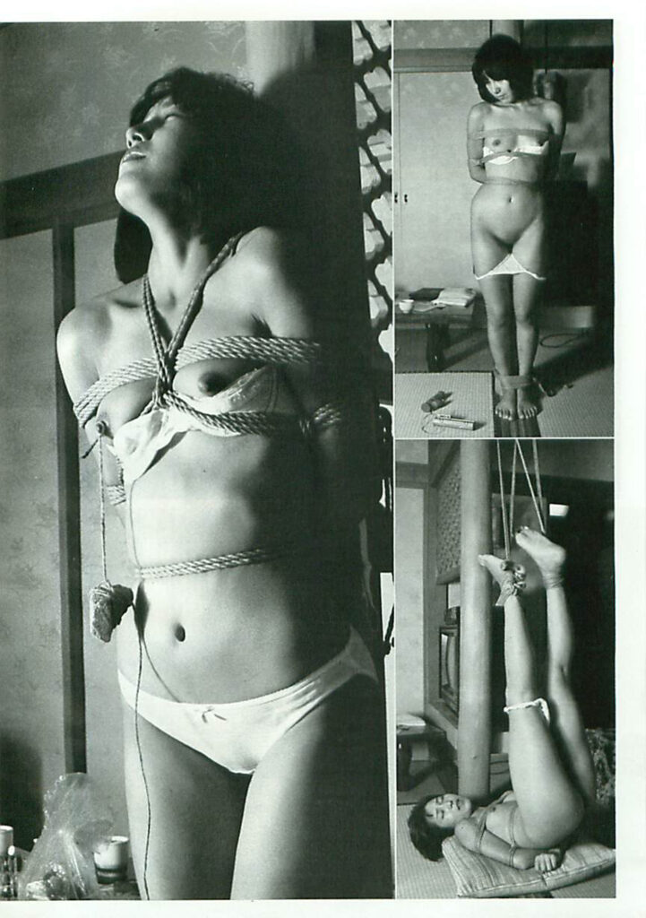 昭和のモノクロSM緊縛調教写真