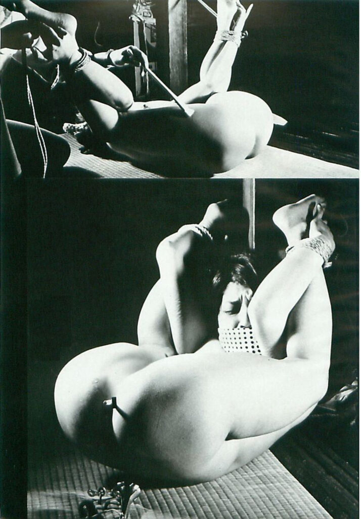 昭和のモノクロSM緊縛調教写真